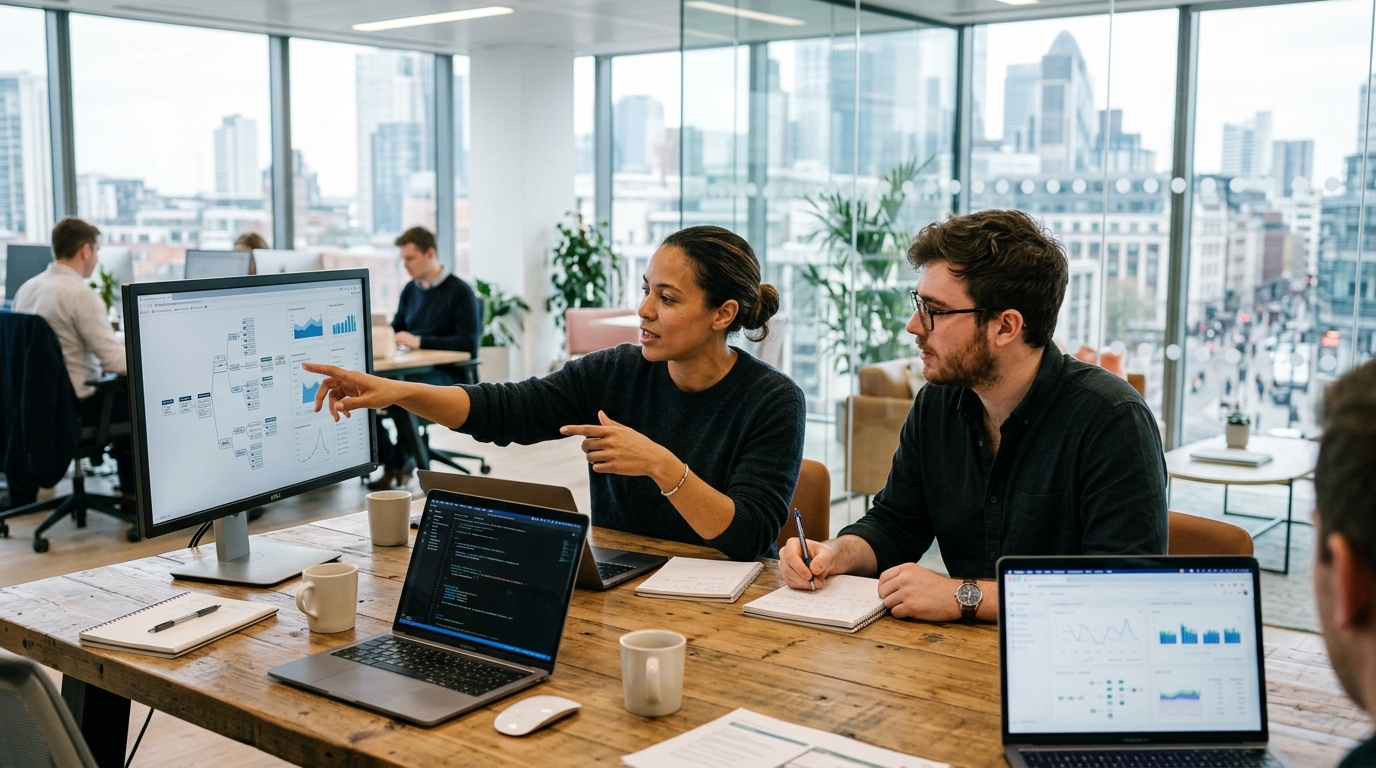 Software Engineering and SEO Data Analysts Reviewing Indexation Models
